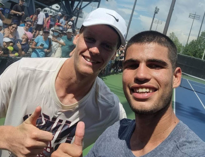Jannik Sinner And Carlos Alcaraz
