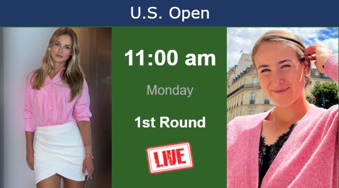 Kalinskaya Vs. Peterson On Live Streaming At The U.s. Open On Monday