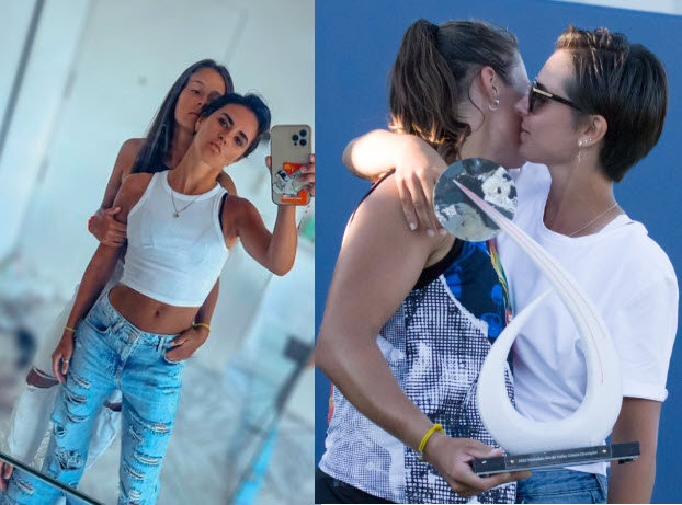 Kasatkina With With Girlfriend Nadya Karpova