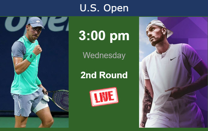 Kyrgios Vs. Bonzi On Live Streaming At The U.s. Open On Wednesday