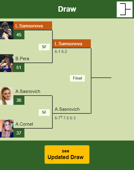 Liudmila Samsonova Draw info