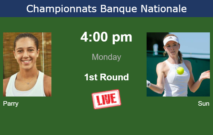 Monday Live Streaming Diane Parry vs Lulu Sun