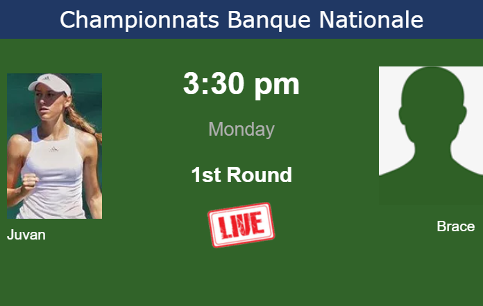 Monday Live Streaming Kaja Juvan vs Cadence Brace