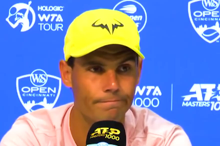 INJURY. Nadal Gives Updates After Losing To Coric In Cincinnati ...