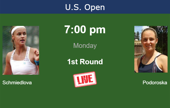 Sunday Live Streaming Anna Schmiedlova vs Nadia Podoroska