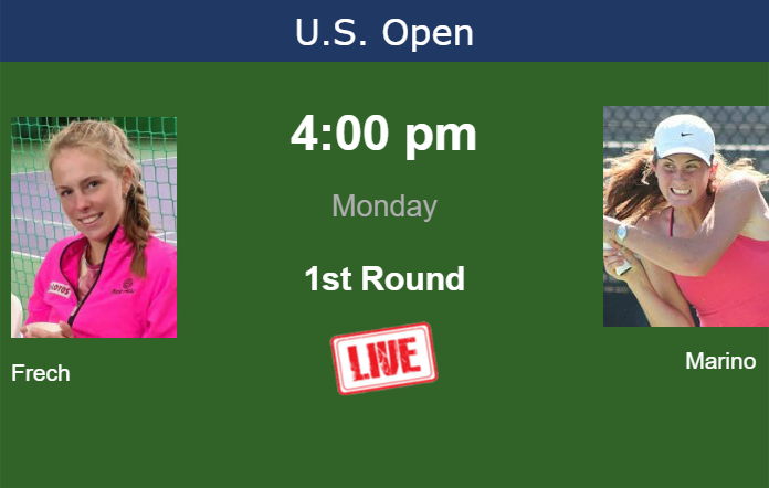 Sunday Live Streaming Magdalena Frech vs Rebecca Marino