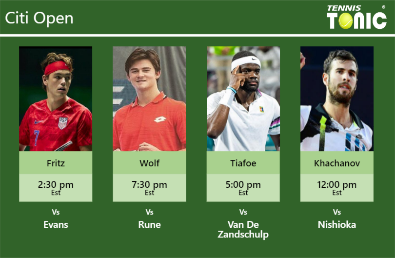 ATP: Citi Open Rublev vs Nishioka Odds, Picks & Predictions