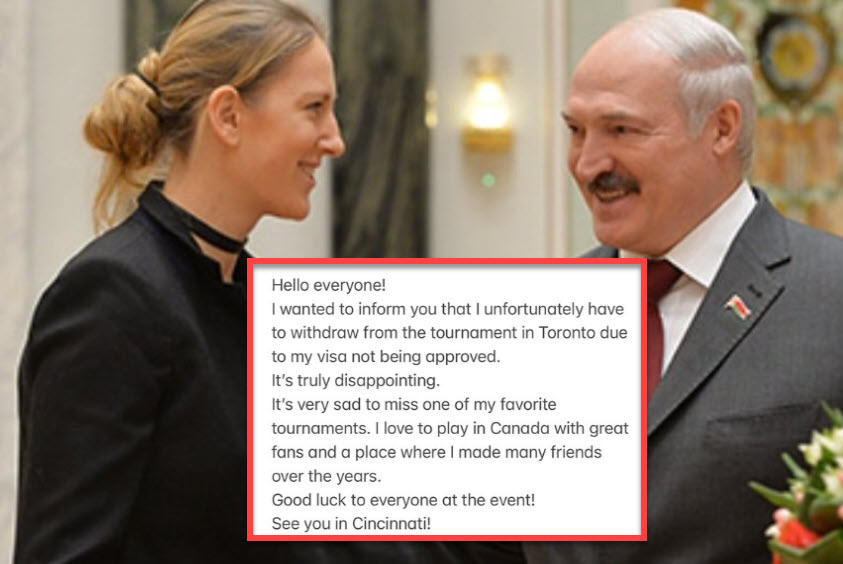 Vika Azarenka Not Playing In Canada