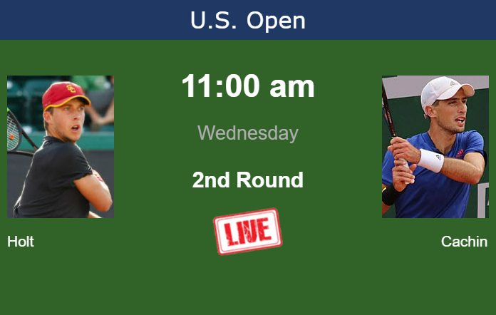 Wednesday Live Streaming Brandon Holt vs Pedro Cachin