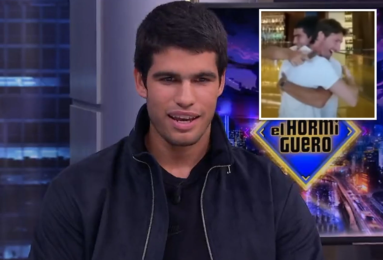 Alcaraz And Coach Ferrero