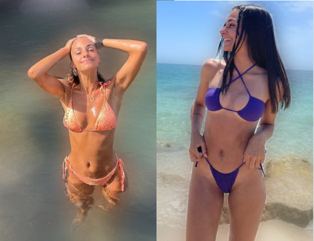 Carlos Alcaraz Girlfriend Posing Happy In A Bikini At The Beach