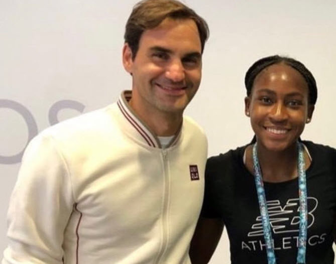 'Thank you for being the best role model' - Coco Gauff thanks Federer ...