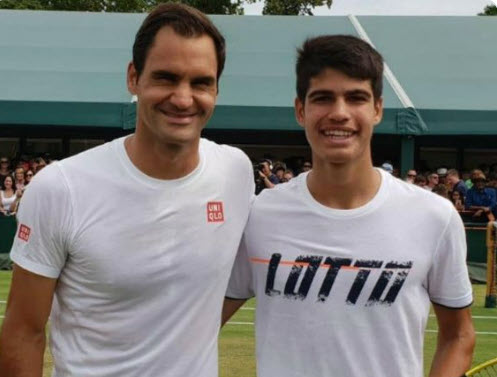 Federer Replis To Alcaraz