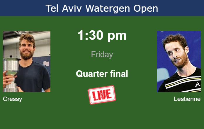 Friday Live Streaming Maxime Cressy vs Constant Lestienne