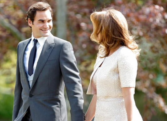 Roger Federer And His Wife Mirka