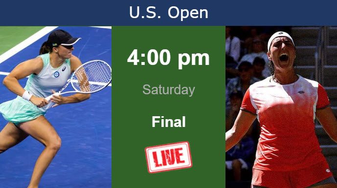 Swiatek Vs. Jabeur On Live Streaming At The U.s. Open On Saturday