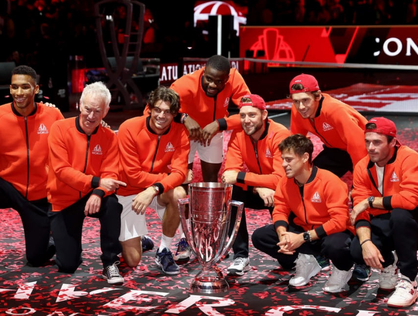 Team World wins the Laver Cup after Tiafoe beats Tsitsipas and Auger