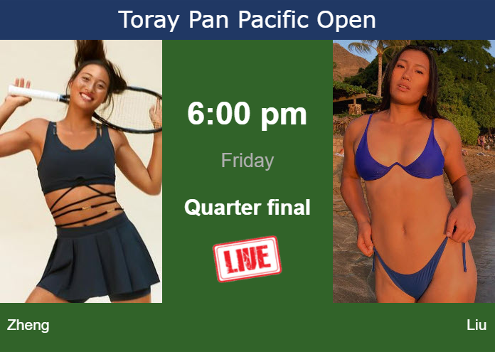 Thursday Live Streaming Qinwen Zheng vs Claire Liu