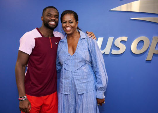 Tiafoe And Michelle Obama Tiafoe And Michelle Obama