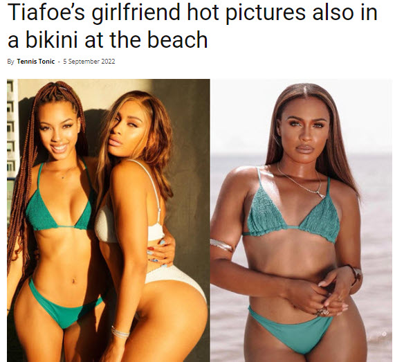 Tiafoe’s Girlfriend Hot Pictures Also In A Bikini At The Beach