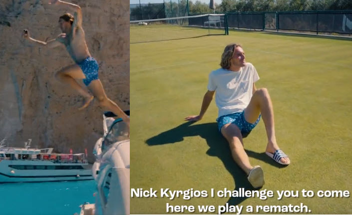 Tsitsipsipas Challenging Kyrgios Tsitsipsipas Challenging Kyrgios