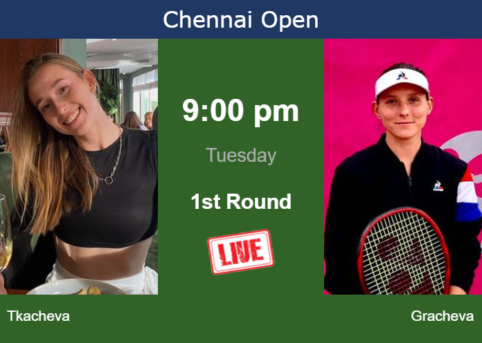 Tuesday Live Streaming Mariia Tkacheva vs Varvara Gracheva