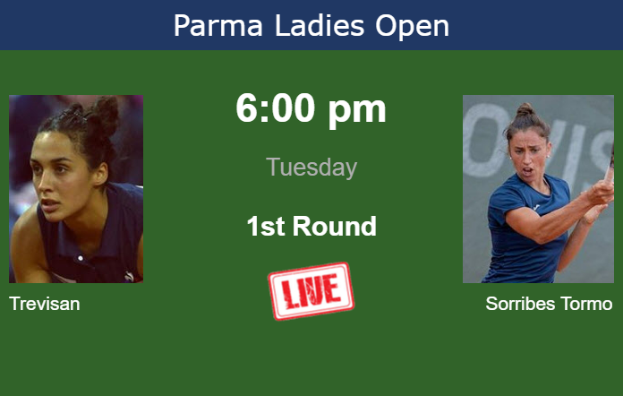 Tuesday Live Streaming Martina Trevisan vs Sara Sorribes Tormo