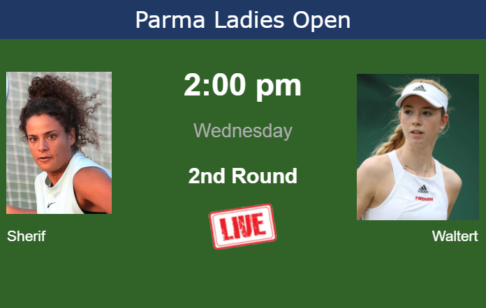 Tuesday Live Streaming Mayar Sherif vs Simona Waltert