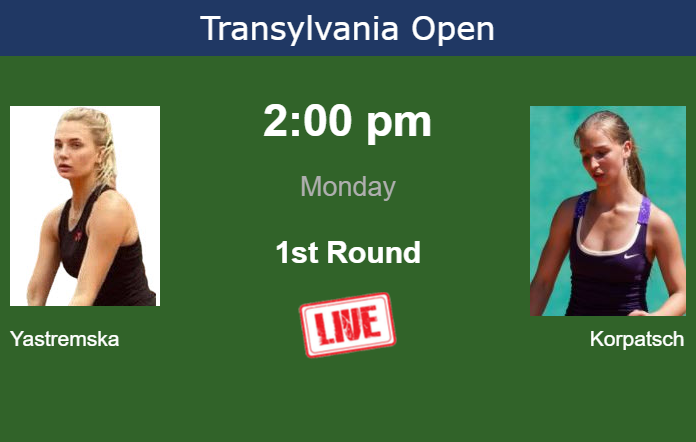 How to watch Yastremska vs. Korpatsch on live streaming in Cluj on Monday -  Tennis Tonic - News, Predictions, H2H, Live Scores, stats