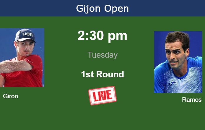 Monday Live Streaming Marcos Giron vs Albert Ramos-Vinolas
