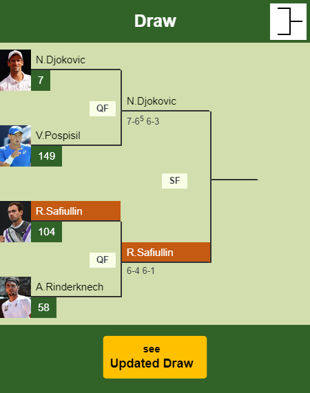 Roman Safiullin Draw info