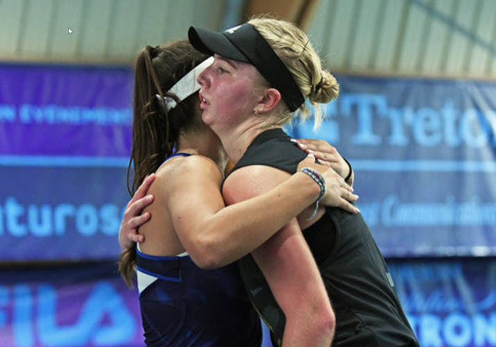 Tauson Retires Vs Marcinko