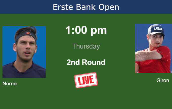 Thursday Live Streaming Cameron Norrie Vs Marcos Giron Thursday Live Streaming Cameron Norrie vs Marcos Giron