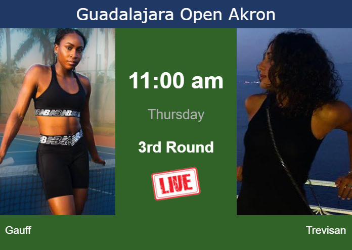 Thursday Live Streaming Cori Gauff Vs Martina Trevisan Thursday Live Streaming Cori Gauff vs Martina Trevisan