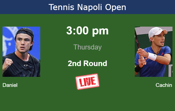 How to watch Daniel vs. Cachin on live streaming in Naples on Thursday Thursday Live Streaming Taro Daniel vs Pedro Cachin