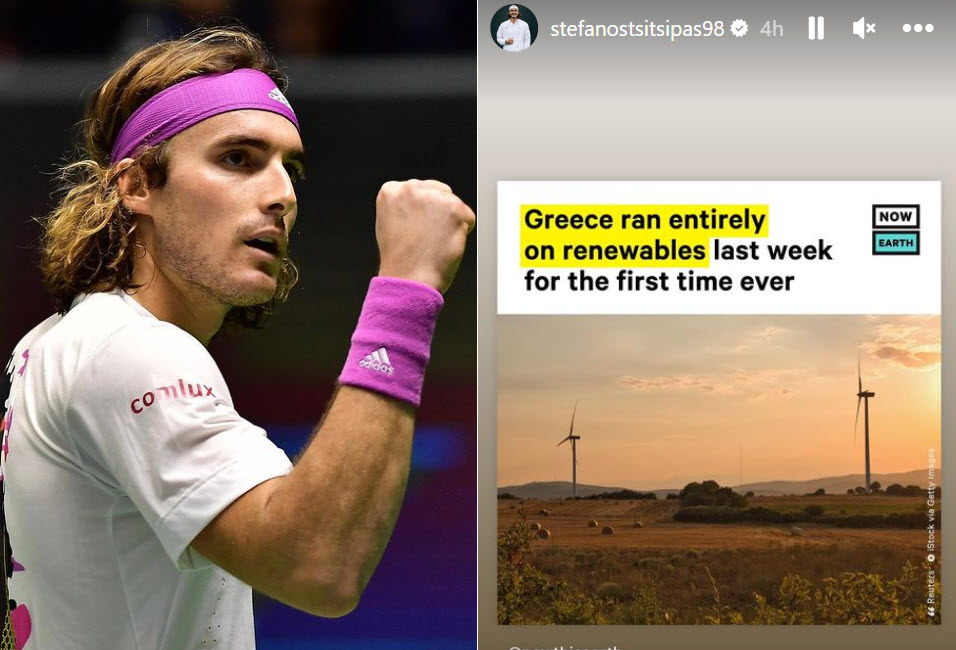 Tsitsipas On Renewables