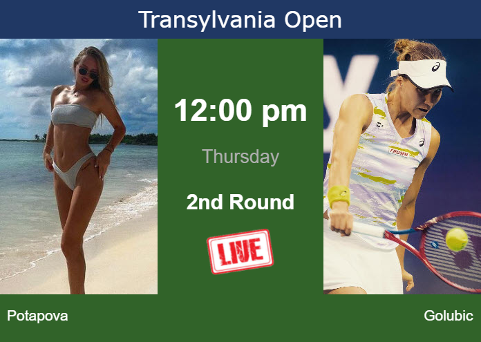 Wednesday Live Streaming Anastasia Potapova Vs Viktorija Golubic Wednesday Live Streaming Anastasia Potapova vs Viktorija Golubic