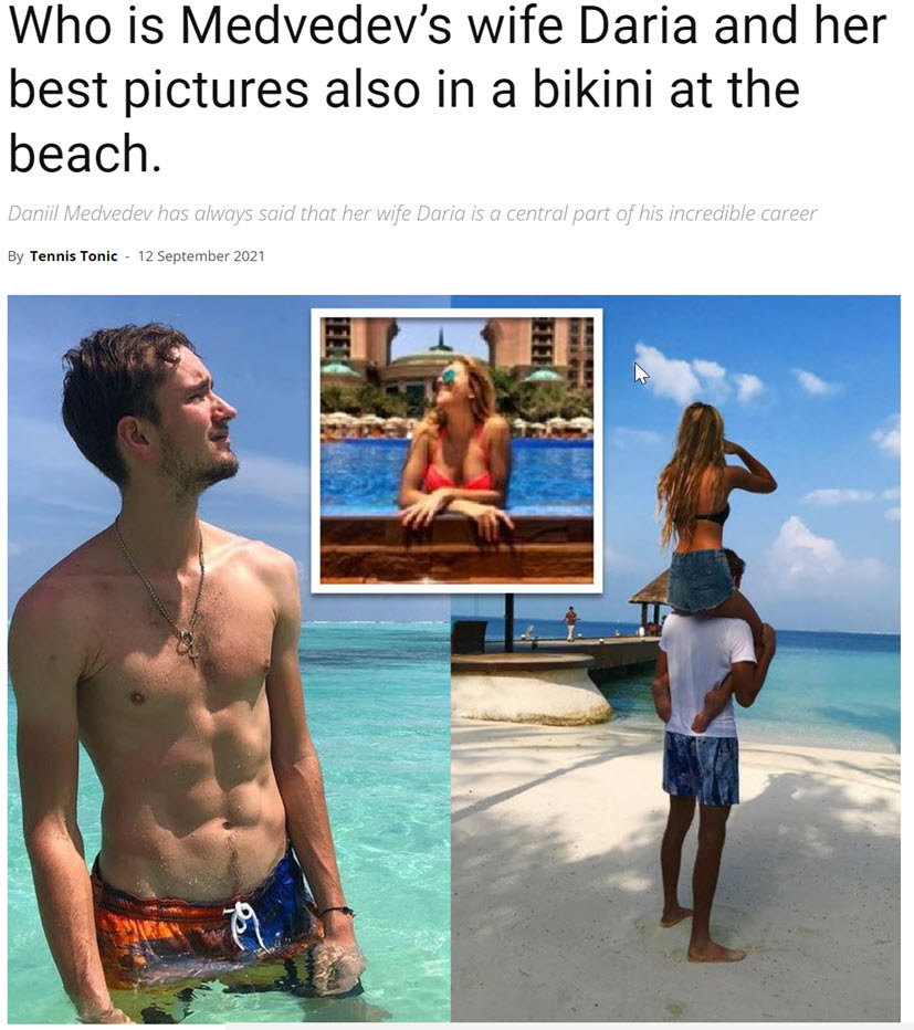Who Is Medvedev’s Wife Daria And Her Best Pictures Also In A Bikini At The Beach.