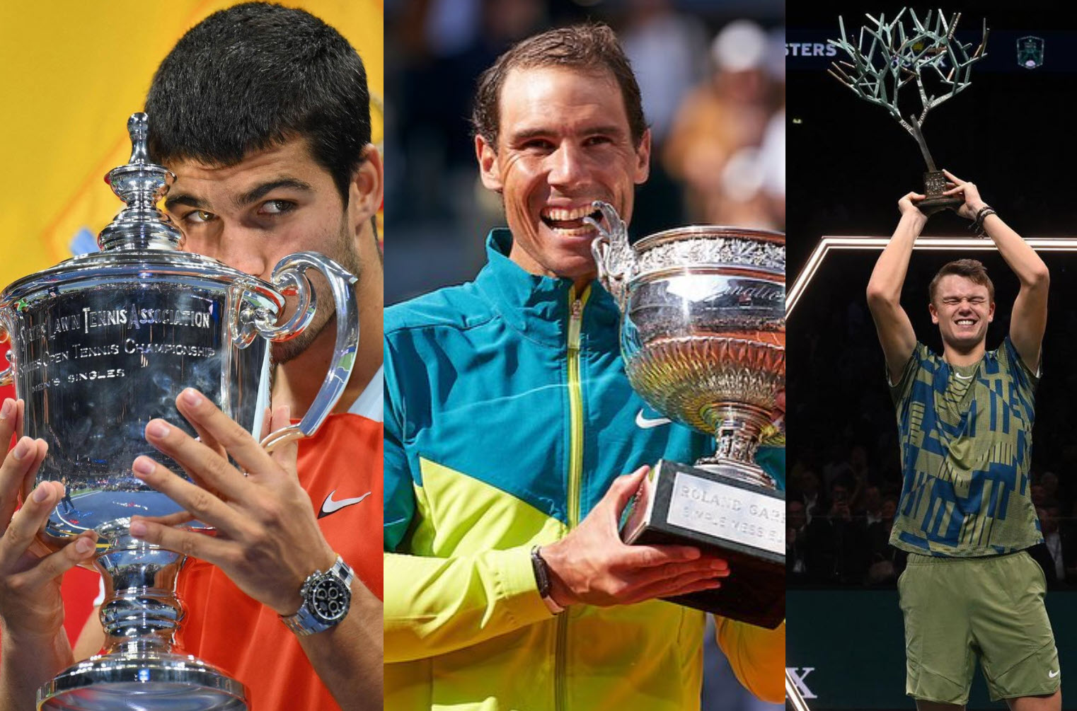 Carlos Alcaraz, Rafael Nadal, Holger Rune receive ATP nominations - Tennis Tonic