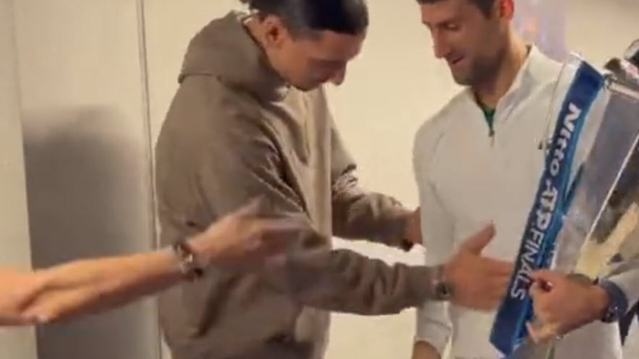 Zlatan Ibrahimovic congratulates Novak Djokovic after his latest title at the ATP Finals - Tennis Tonic