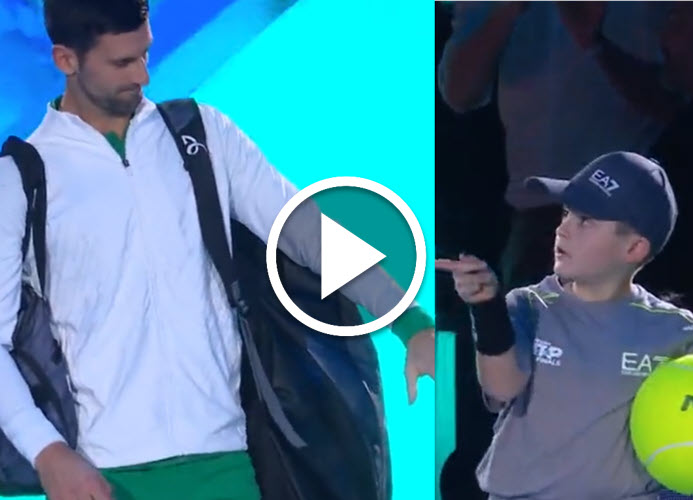 Djokovic And The Wrong Ballboy