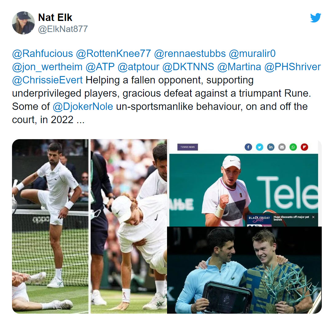 Djokovic Supportive