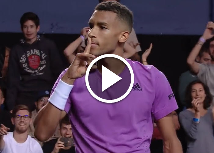 Felix Auger Aliassime Silences Hostile Fans In Paris Felix Auger Aliassime Silences Hostile Fans In Paris