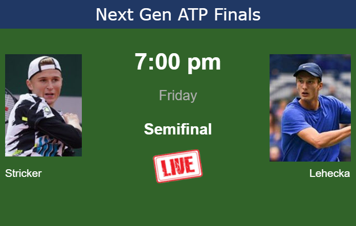 Friday Live Streaming Dominic Stephan Stricker Vs Jiri Lehecka Friday Live Streaming Dominic Stephan Stricker vs Jiri Lehecka