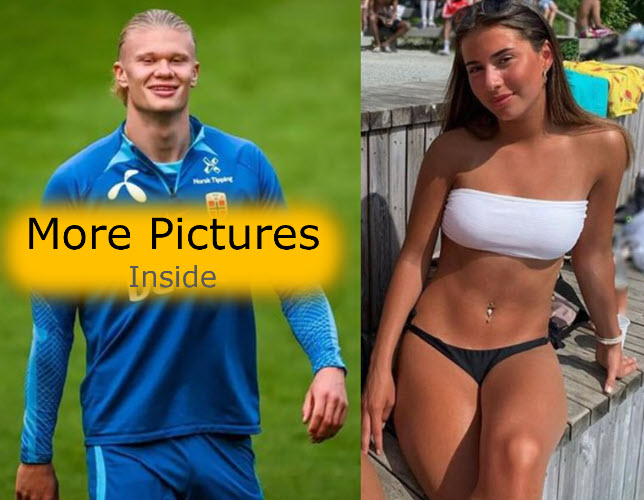 PICTURES. Erling Haaland and his girlfriend Isabel Haugseng Johansen