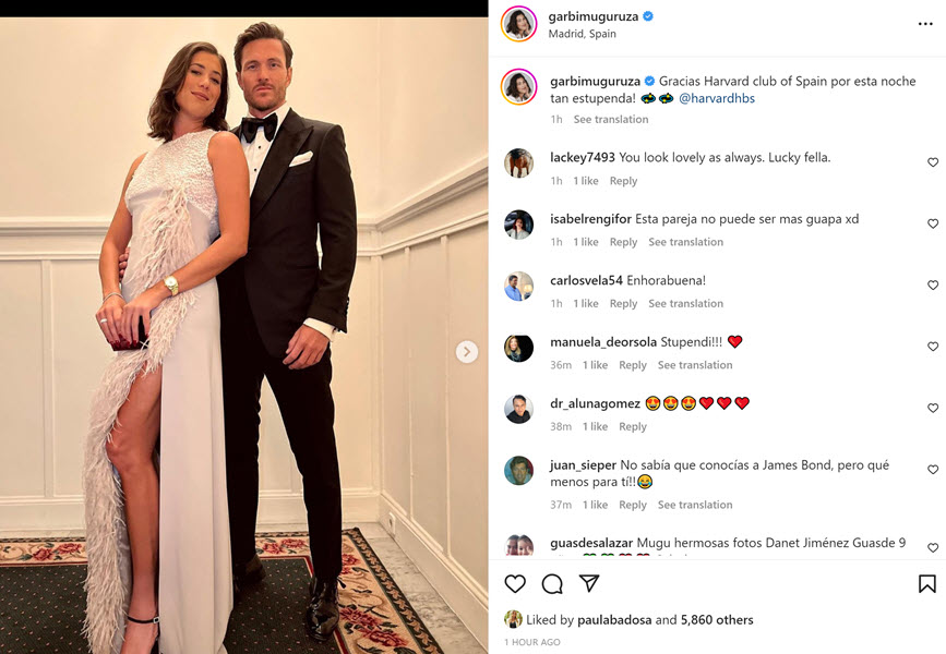 Muguruza And Boyfriend