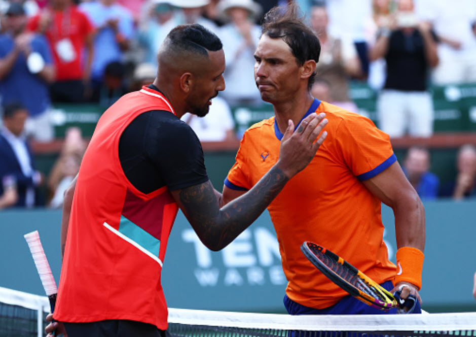 Nick Kyrgios And Rafael Nadal
