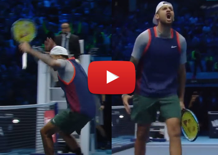 Nick Kyrgios Incredible Reactionin Turin Nick Kyrgios Incredible Reactionin Turin
