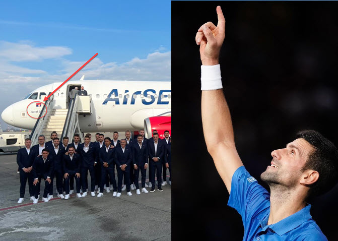 Novak Djokovic Airplane
