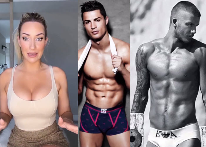 Paige Spiranac Cristiano Ronaldo David Beckham Paige Spiranac Cristiano Ronaldo David Beckham